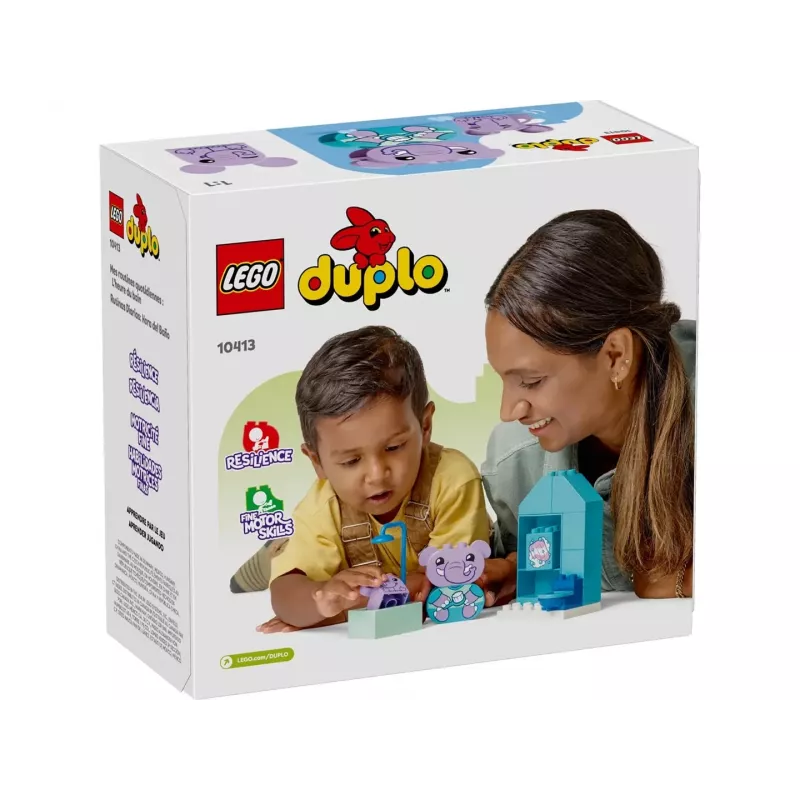 LEGO DUPLO kylpyhauskasetit 10413 — kylpyleikkisetti taaperoille, 15 osaa, suositeltu ikä 1,5+