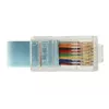 Delock USB 2.0 – RS-232-sarja RJ45 -konsolisovitinkaapeli, 3 m, sininen