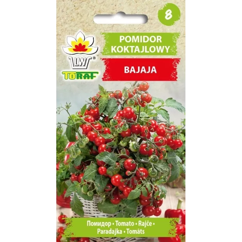 Bajaja-kirsikkatomaatti Toraf vihannessiemenet, 0,3 g pakkaus