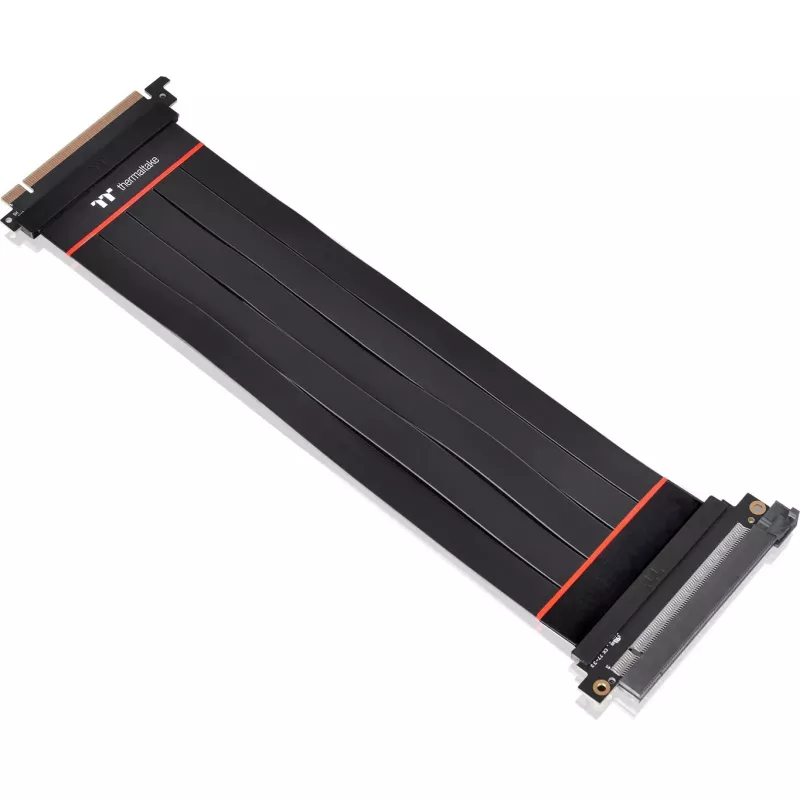 Thermaltake AC-058-CO1OTN-C1 PCIe 4.0 x16 riser-jatkokaapeli, 0,3 m, musta