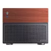 Jonsbo N4 Microtower-kotelo musta tukeva teräs kompakti PC-kotelo