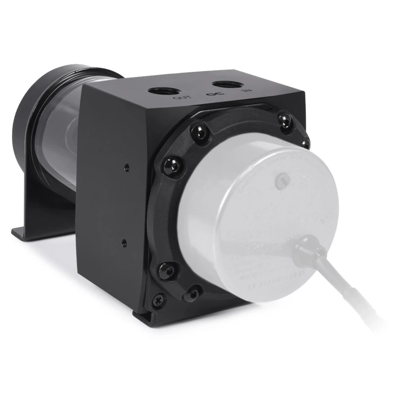 Alphacool Core 100 Aurora 15393 paisuntasäiliö, D5/VPP, ARGB, asetaali/akryyli, musta