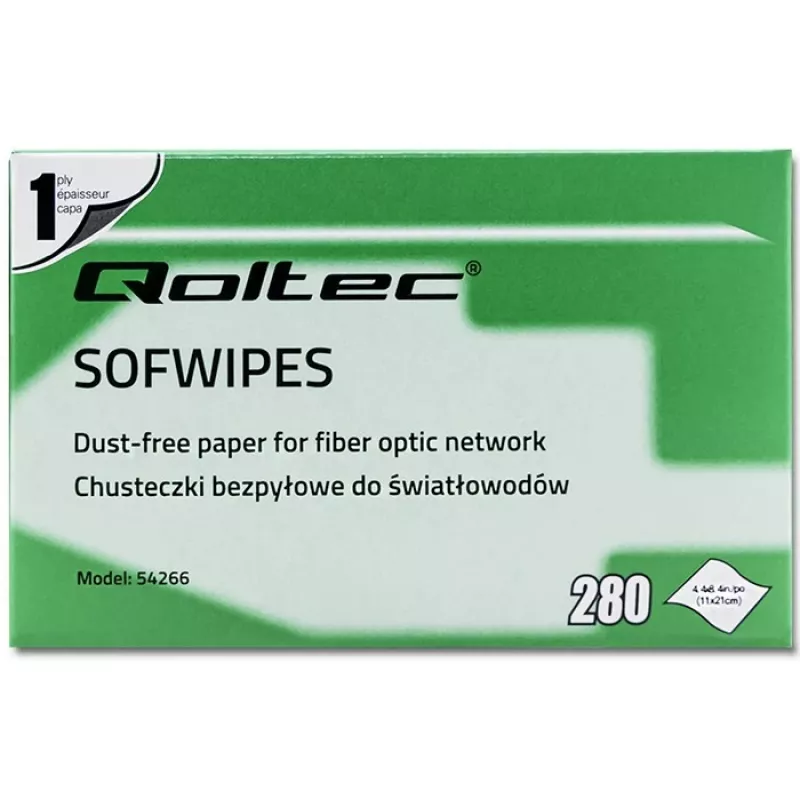Qoltec nukkaamattomat kuitupyyhkimet