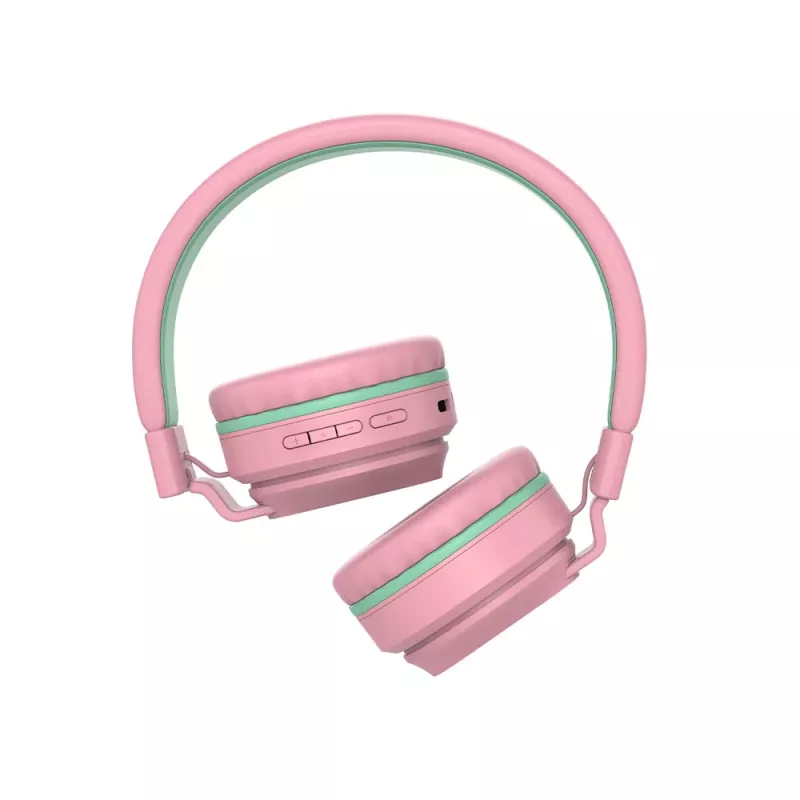 Kuulokkeet Tellur Buddy Bluetooth over-ear pinkki