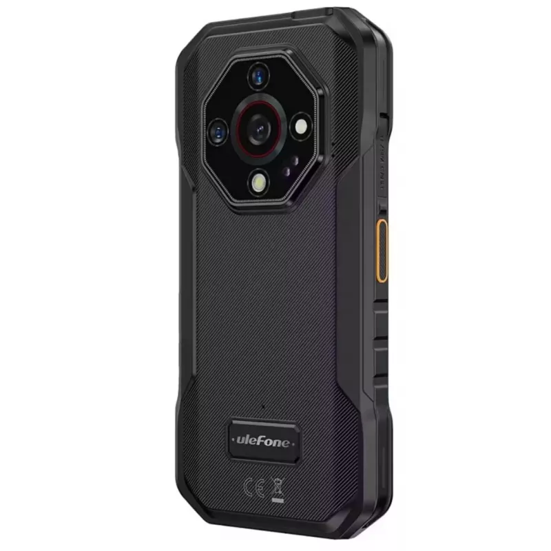 UleFone Armor X32 — 5,65 tuuman (14,3 cm), Android 14, 6 GB RAM, 128 GB, 48 MP kolmoiskamera, 5500 mAh, IP68/IP69K, Dual SIM, musta