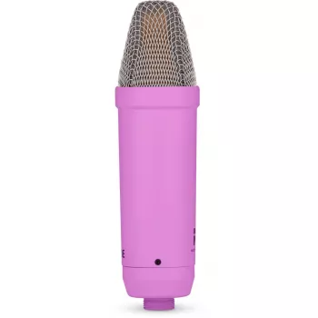 NT1 Signature + XLR-kaapeli + pöytämikrofonivarsi, mikrofoni lila, paketti
