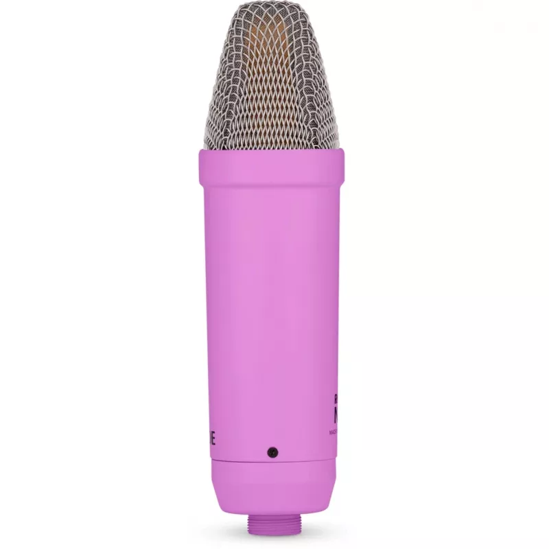 NT1 Signature + XLR-kaapeli + pöytämikrofonivarsi, mikrofoni lila, paketti