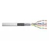 Verkkokaapeli Digitus CAT 6 SF/UTP Twisted Pair -patchkaapeli bulk 305 m harmaa