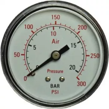 Aerotec painemittari takaliitäntä ulkokierre 1/4 tuuma malli 9414582