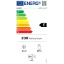 Jääkaappi INDESIT INKS1341S4E — 340L kokonaistilavuus (230L jääkaappiosa / 110L pakastinosa), vaihdettava oven kätisyys, energiatehokkuusluokka E