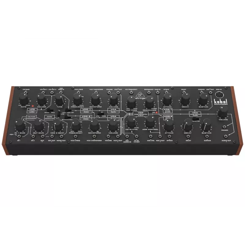 Analogi-syntetisaattori Behringer KOBOL Expander -moduuli – rack-asennettava laajennusmoduuli