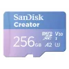 SanDisk Creator MicroSD-muistikortti 256 GB, suuret siirtonopeudet jopa 190 MB/s
