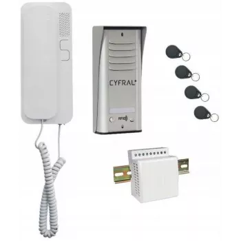 Ovipuhelin Cyfral Cosmo 1-TENANT hopea