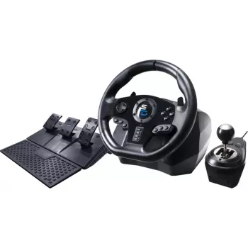 Ratti + polkimet Subsonic GS850-X musta 270° kierto USB