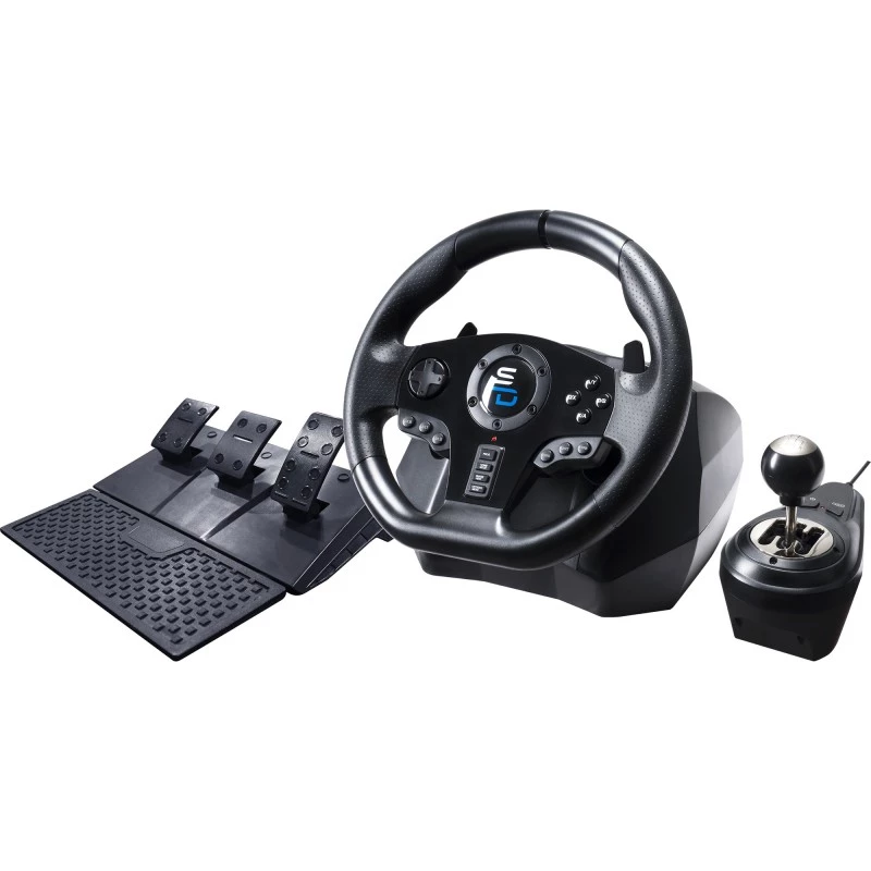 Ratti + polkimet Subsonic GS850-X musta 270° kierto USB
