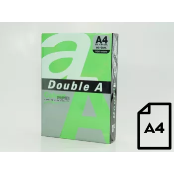 Väripaperi Double A, 80 g, A4, 500 arkkia, Parrot