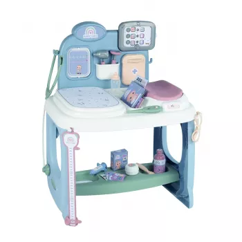 Smoby Baby Care Center malli 2024 240305 tarvikkeineen ja interaktiivisine toimintoineen