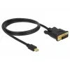 Videokaapeliadapteri DeLOCK 83988 Mini DisplayPort DVI-D:hen 1m