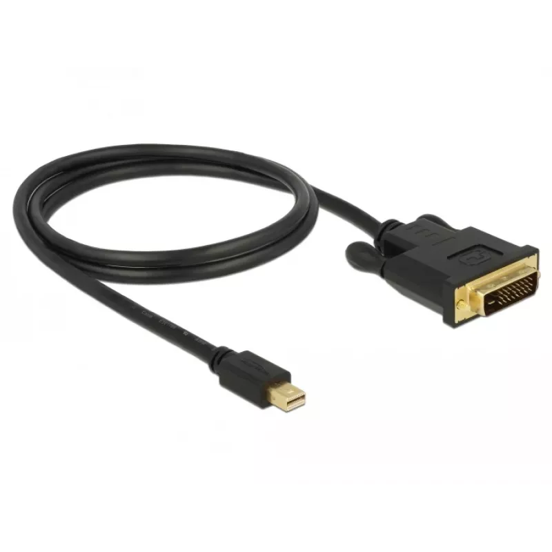 Videokaapeliadapteri DeLOCK 83988 Mini DisplayPort DVI-D:hen 1m