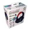 Rebeltec stereokuulokkeet mikrofonilla SHARK — johdollinen on-ear-malli