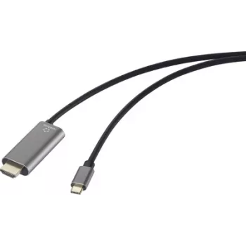 Renkforce USB-C HDMI adapterikaapeli pistoke HDMI-A naaras 1,50 m (RF-6409792)
