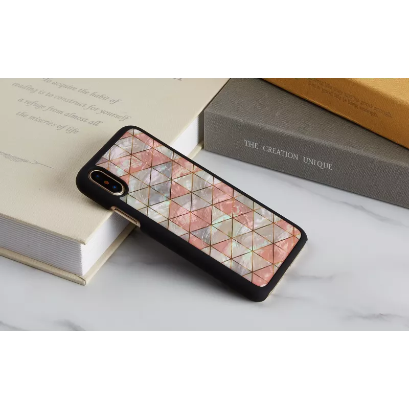 iKins suojakotelo iPhone XS / iPhone X, rautakuviollinen, musta