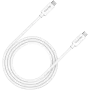 CANYON UC-44 -kaapeli U4-CC-5A1M-E USB4 Type-C - Type-C -kaapelikokoonpano 40G 1 m 5A 240W (ERP) E-MARK, CE, ROHS, valkoinen