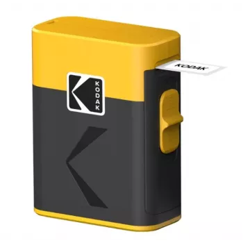 Kodak Label ERA M50 -tarratulostin Bluetooth 14 mm tarroille keltaisella rullalla