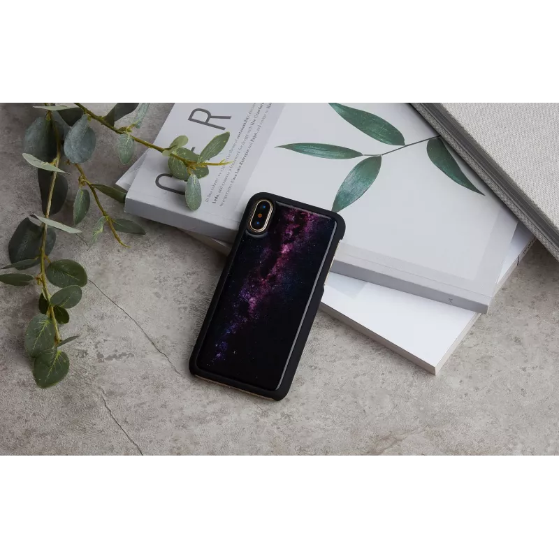 iKins Milky Way suojakuori iPhone XS/X, musta, K1696J
