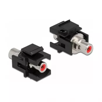 Keystone-moduuli DeLOCK 86741 kulma musta Cinch