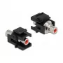 Keystone-moduuli DeLOCK 86741 kulma musta Cinch