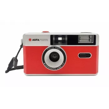 AgfaPhoto 603001 kompaktifilmikamera 35 mm punainen - hopea (603001)