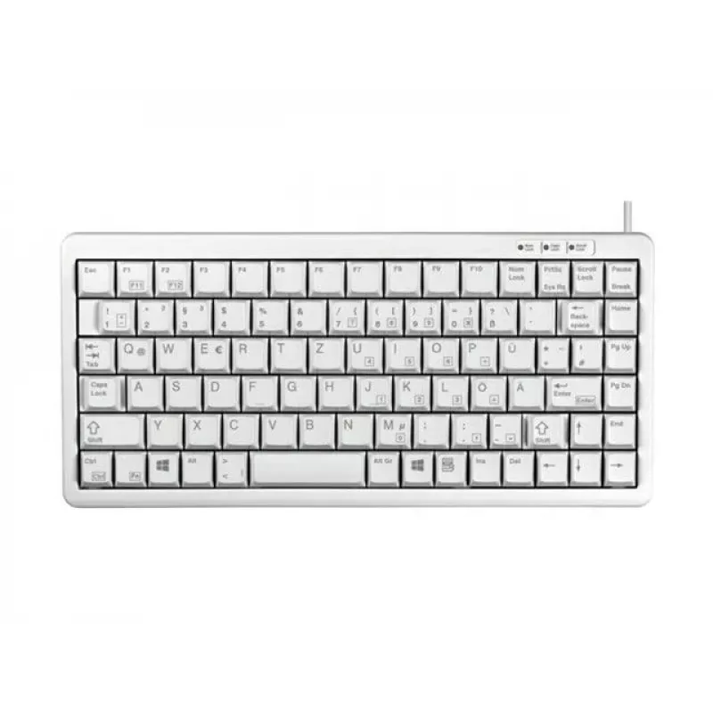 CHERRY Compact, yhdistelmä (USB + PS/2) näppäimistö Office USB + PS/2 QWERTY harmaa