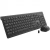 Inca IWS-519 näppäimistö ja hiiri sisältää Office RF langaton QWERTY turkki musta