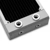 Jäähdytin EK Water Blocks messinki kupari ruostumaton teräs valkoinen 130x300x44mm