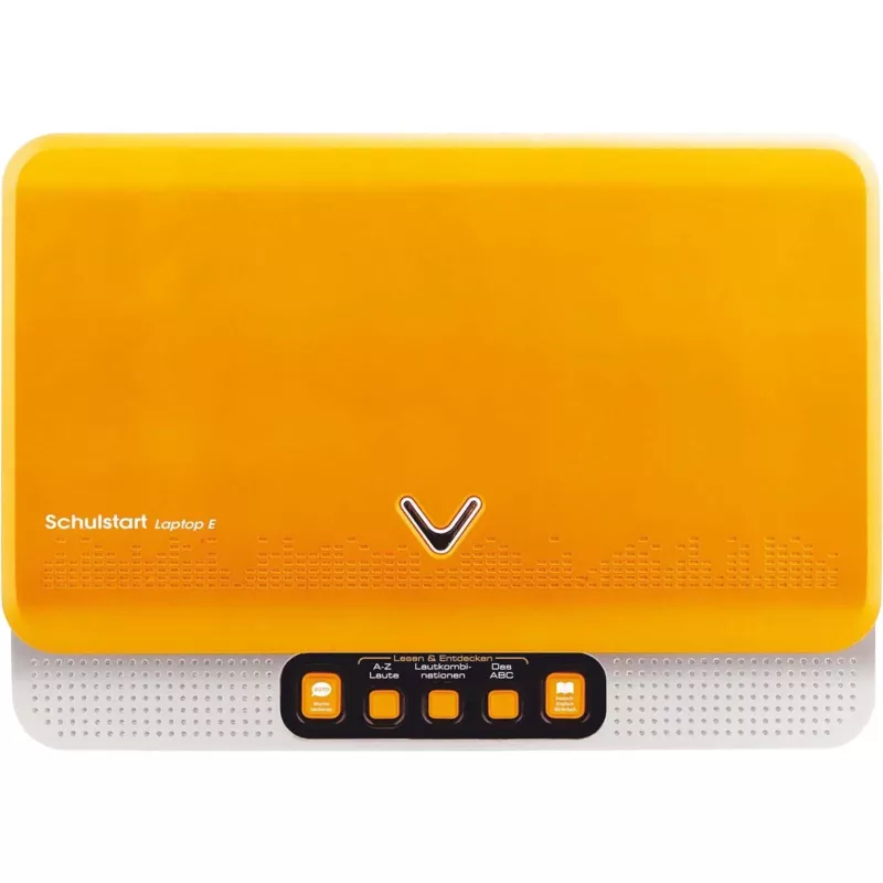 VTech Schulstart Laptop E 6–8-vuotiaille lapsille, hopea, interaktiivinen oppimislelu