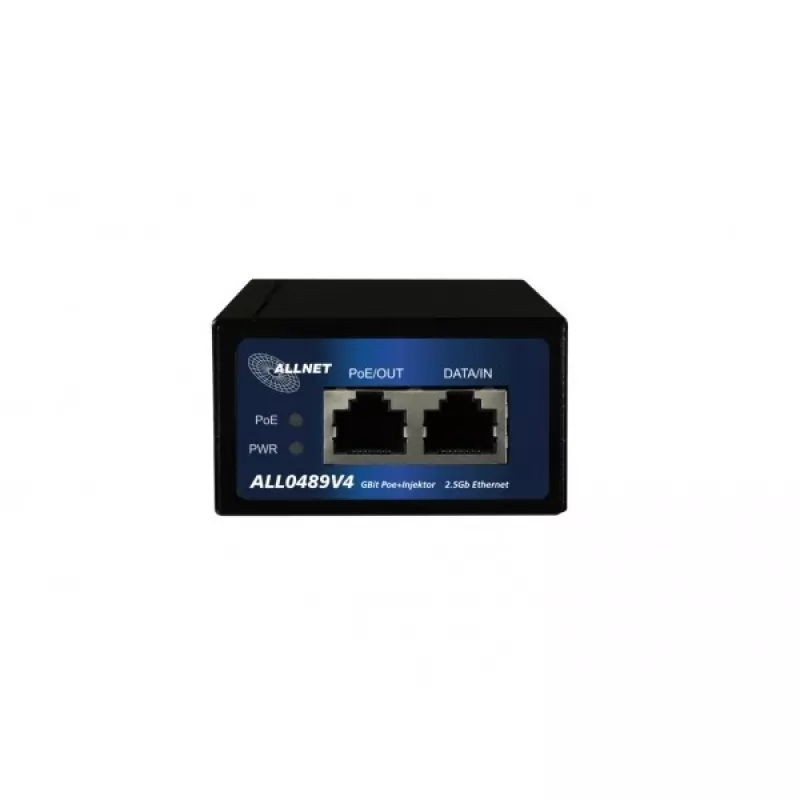 Verkkokytkin ALLNET ALL0489V4 Power over Ethernet PoE musta