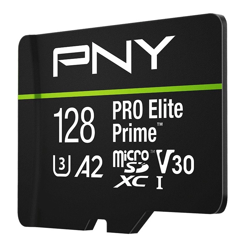 Muistikortti microSDXC Elite Prime 128GB + SD-sovitin + USB-A-kortinlukija