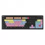 Logickeyboard ASTRA 2 USB AZERTY englanti musta täysikokoinen näppäimistö