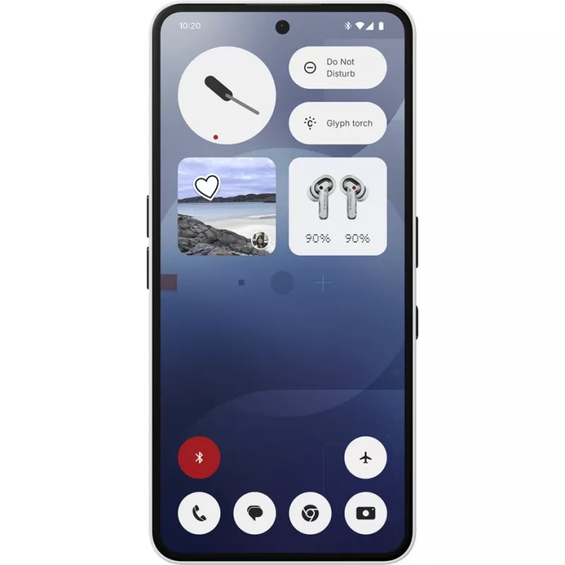 Nothing Phone (3a) 17,2 cm (6,77 inch) Dual SIM Android 15 5G USB Type-C 12 GB 256 GB 5000 mAh valkoinen