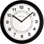 NeXtime kello 3045zw Super Slim, Ø28 cm, seinäkello, musta