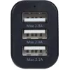 Autolaturi TECHNISAT CARCHARGER TRIPLE USB C kolmella USB-C/USB-A-liitännällä