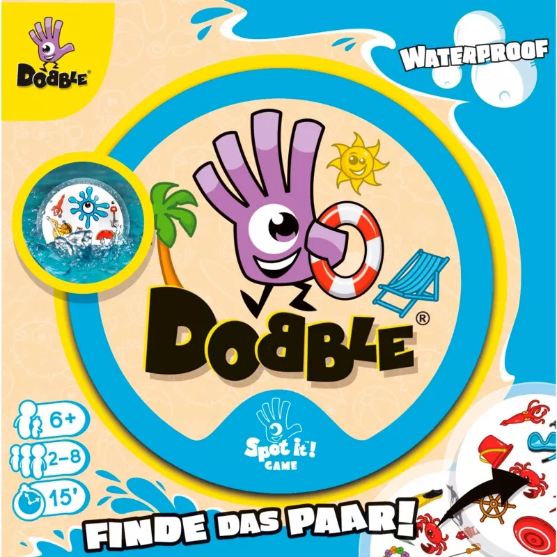 Dobble Waterproof, korttipeli