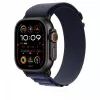 Apple 49 mm Navy Alpine Loop - pieni - musta titaaniviimeistely