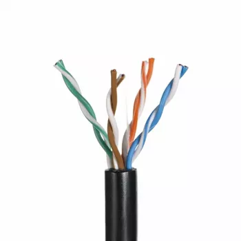 Alantec KIU5OUTS305Q verkkokaapeli musta 305 m Cat5e U/UTP (UTP) (KIU5OUTS305Q)