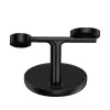 Baseus Swan 3-in-1 langaton magneettinen latausteline 20W musta universaali versio (sisältää: USB Type-C 3A 1m)