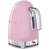 Smeg KLF04PKEU vedenkeitin Cadillac Pink, säädettävä lämpötila