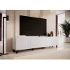 TV-taso cama meble BARI 200x42x52 valkoinen matta — 200×42×52 cm