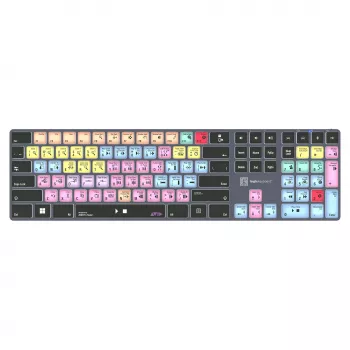 Mekaaninen täysikokoinen näppäimistö LogicKeyboard LKB-PT-TPC, USB + Bluetooth, QWERTZ saksa, musta