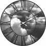 NeXtime kello 3037 Clouds, Ø39 cm, seinäkello, musta